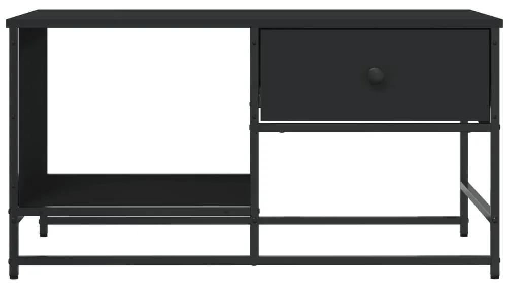 Τραπεζάκι Σαλονιού Μαύρο 85,5 x 51 x 45 εκ. από Επεξεργ. Ξύλο - Μαύρο