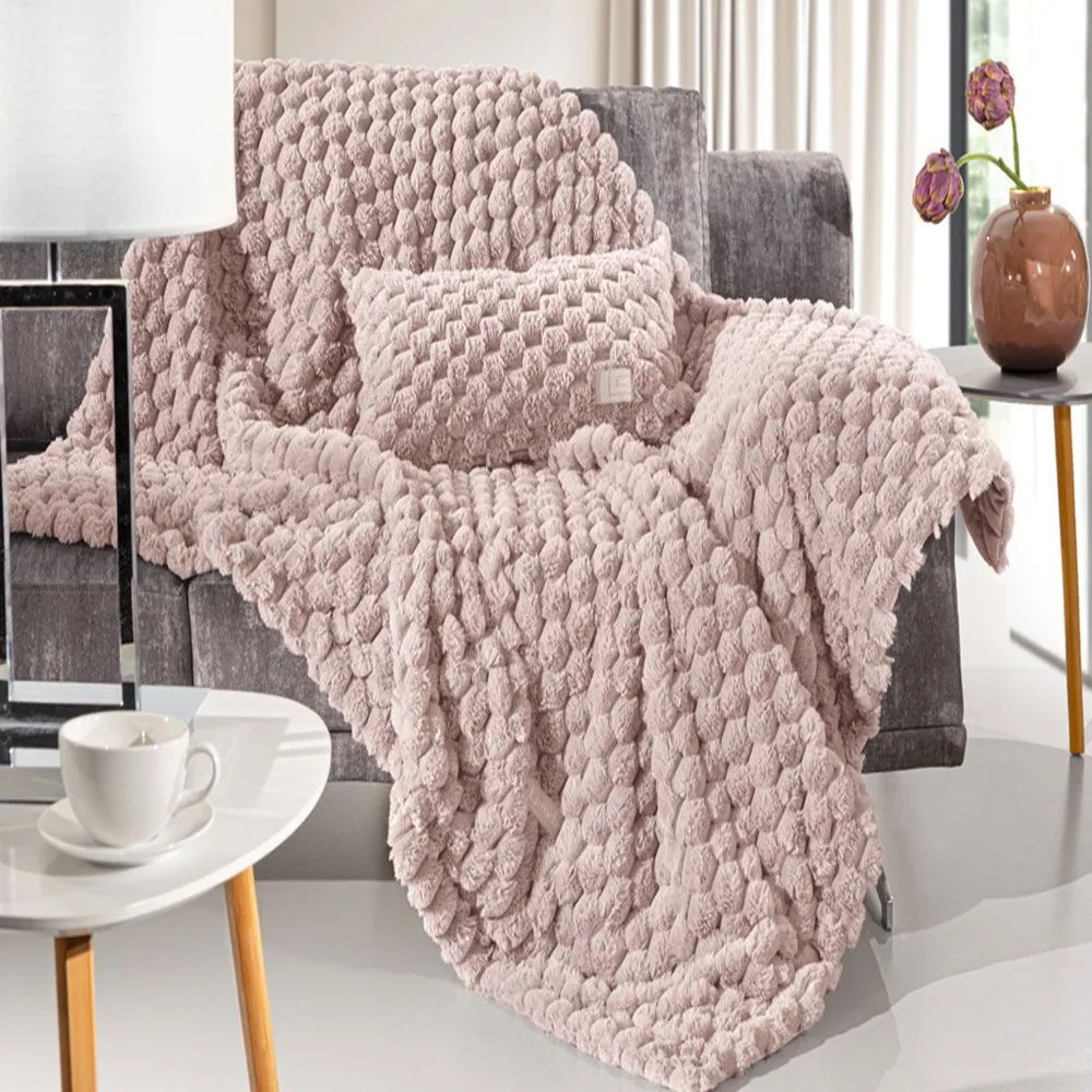 Ριχτάρι Elixir (Σετ 2τμχ) Old Pink Guy Laroche Πολυθρόνα 120x160cm Πολυέστερ