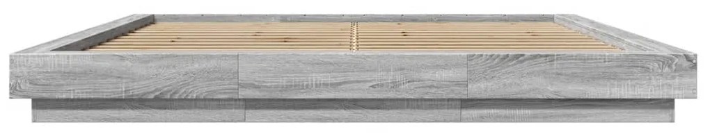 vidaXL Πλαίσιο Κρεβατιού Γκρι Sonoma 180x200 εκ. Επεξεργασμένο Ξύλο