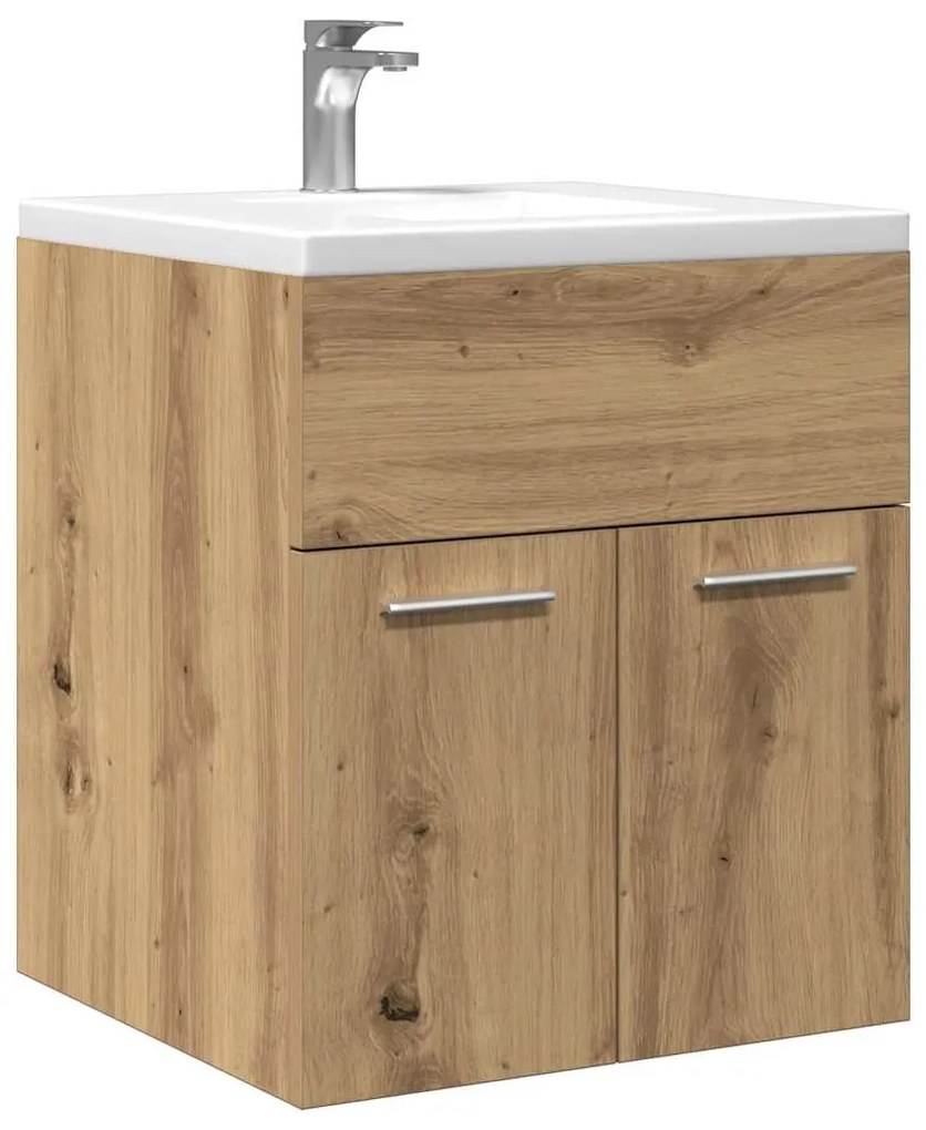 Ντουλάπι νιπτήρα μπάνιου Δρυς τεχνίτης 41x38,5x46 cm