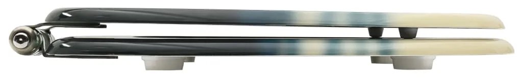 vidaXL Καλύμματα Λεκάνης με Soft Close 2 τεμ. Σχέδιο Παραλία MDF