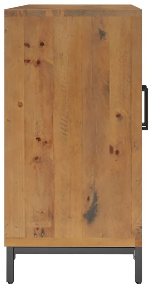 Ντουλάπι Καφέ 75 x 35 x 70 εκ. από Μασίφ Ξύλο Πεύκου - Καφέ