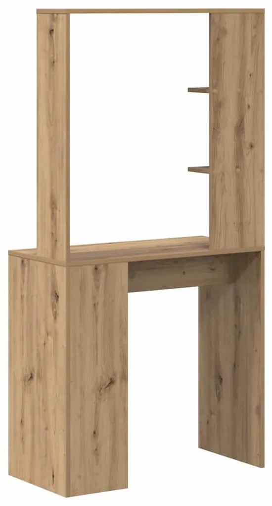 vidaXL Γραφείο artisan δρυς 78.5 x 37 x 154.5 εκ Επεξεργασμένο ξύλο