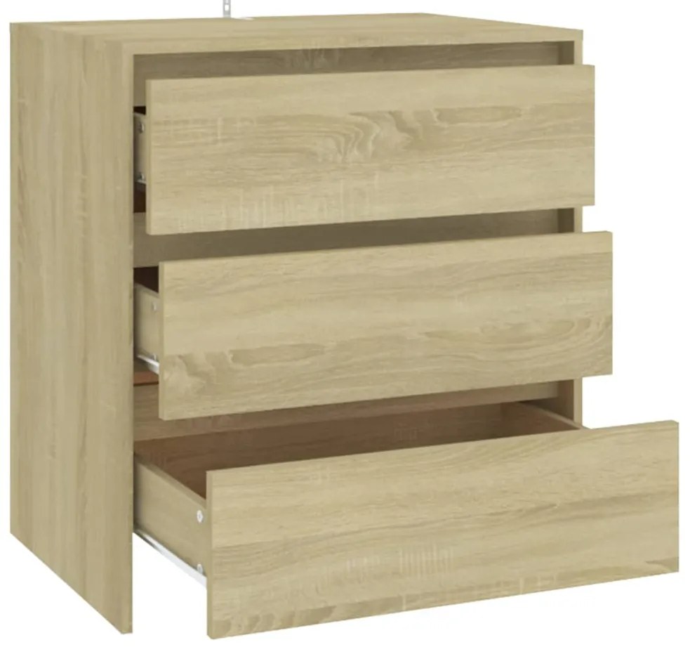 vidaXL Μπουφές Sonoma Δρυς 70x41x75 εκ. από Επεξεργασμένο Ξύλο