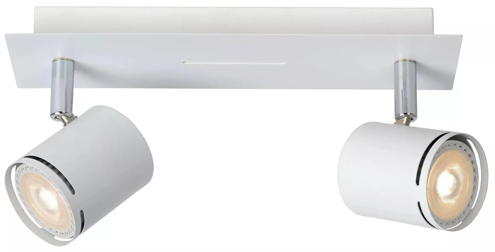 Φωτιστικό Οροφής Lucide 26994-10-31 RILOU Λευκό (White)|Χρώμιο (Chrome) 3000 K