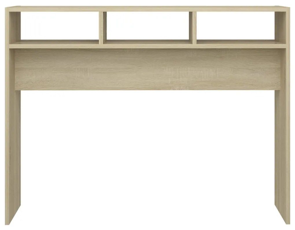 Τραπεζάκι Κονσόλα Sonoma Δρυς 105 x 30 x 80 εκ. από Επεξ. Ξύλο 808308