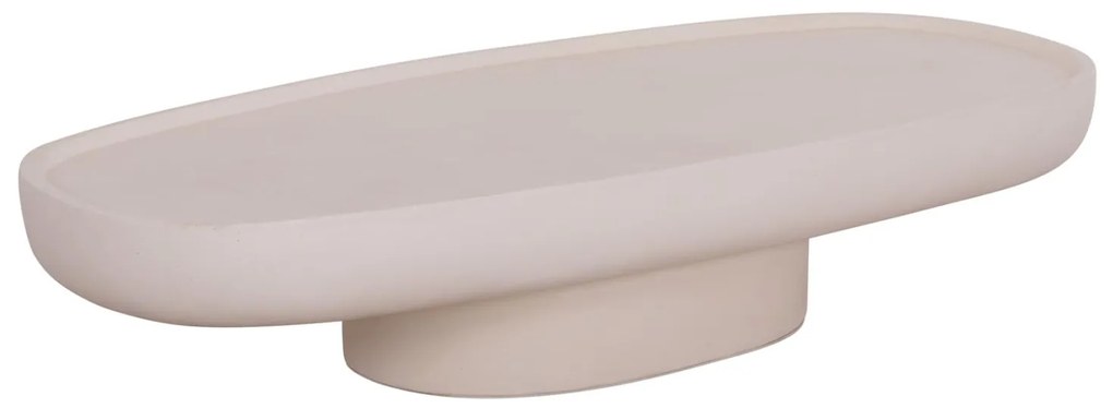 Τραπεζάκι σαλονιού DESSY C18153.02 Fiber Cement σε Λευκό 151x66x30Υεκ. 151x66x30 εκ.
