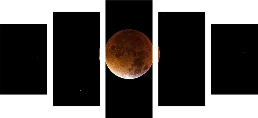 Εικόνα 5 μερών φεγγάρι στον νυχτερινό ουρανό - 200x100
