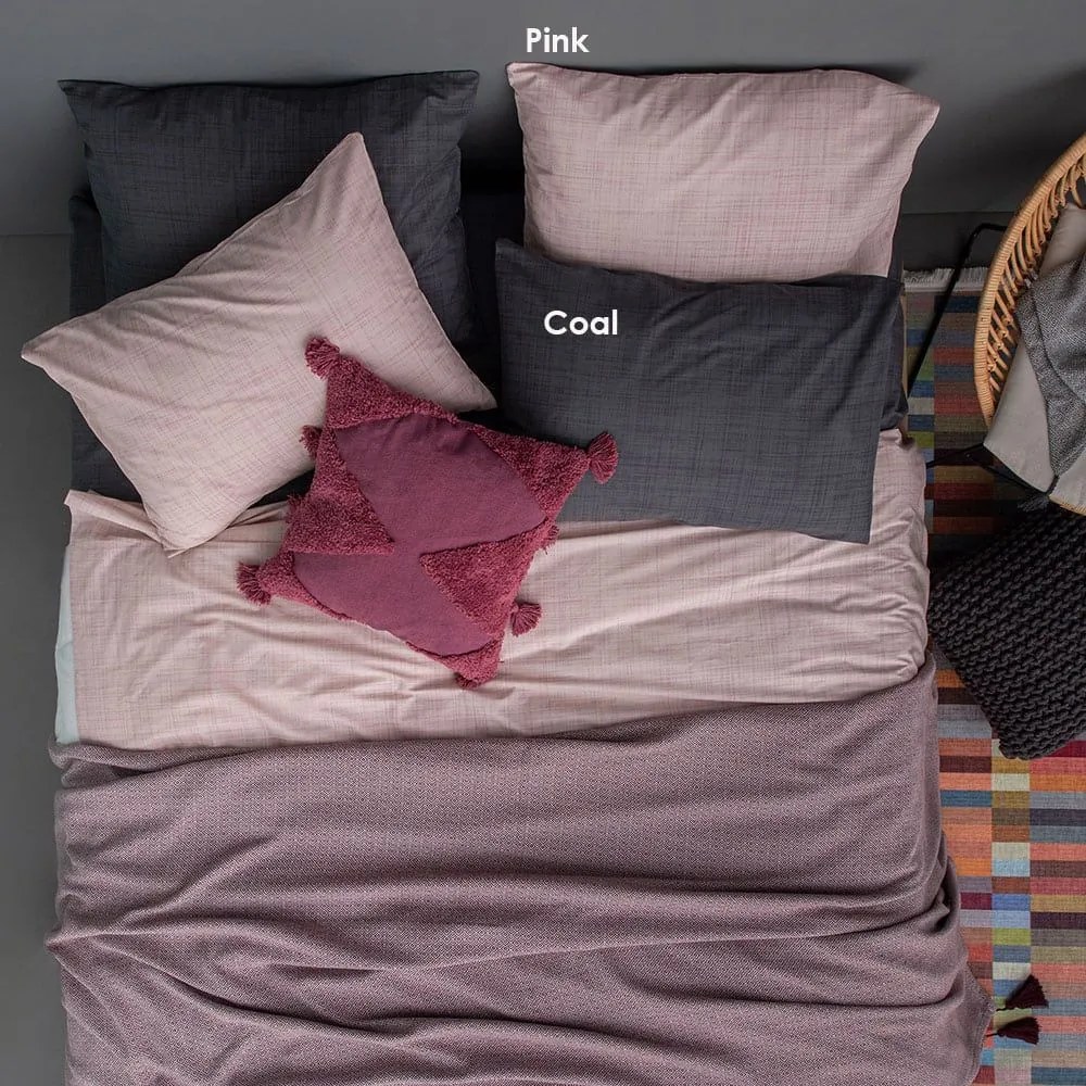 Σεντόνι Lina Pink Palamaiki  Semi-double 170x260cm 100% Βαμβάκι