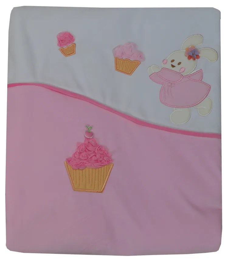 Κουβέρτα Bελουτέ Bebe Stars Cupcake 3025