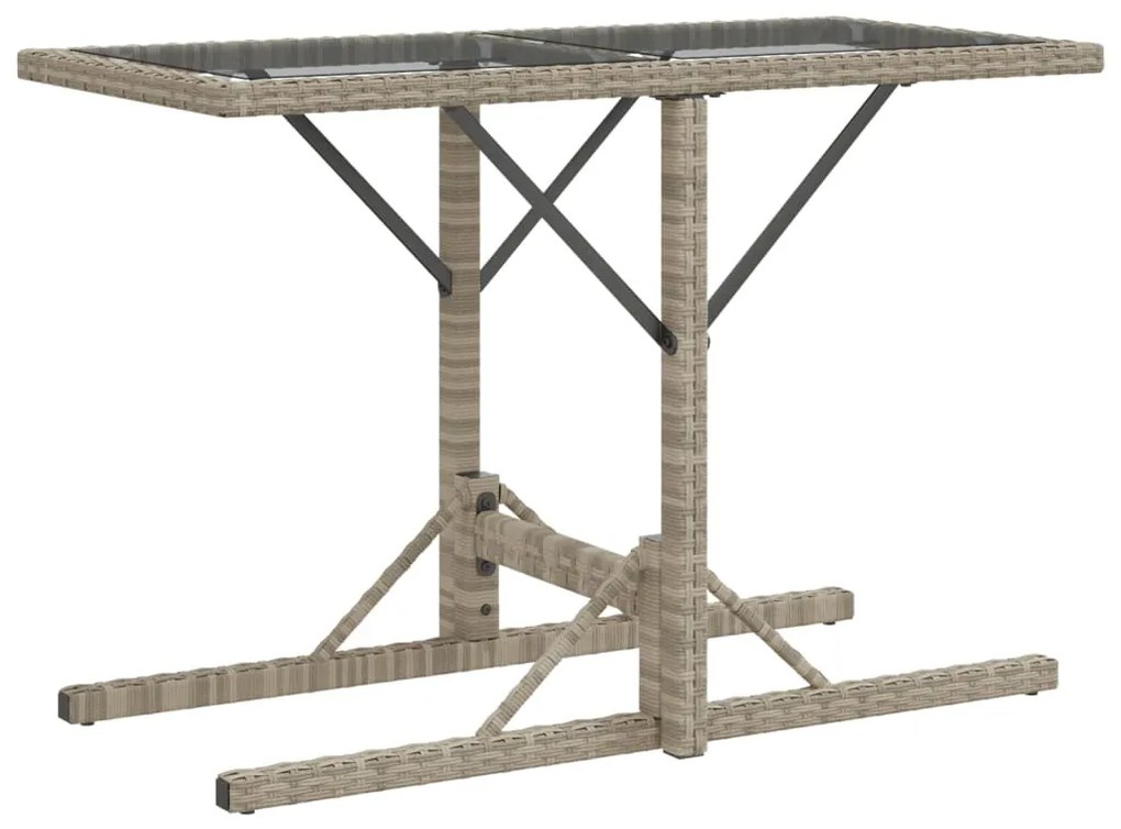 vidaXL Σετ Επίπλων Bistro 3 τεμ. Αν. Γκρι Συνθετικό Ρατάν με Μαξιλάρια