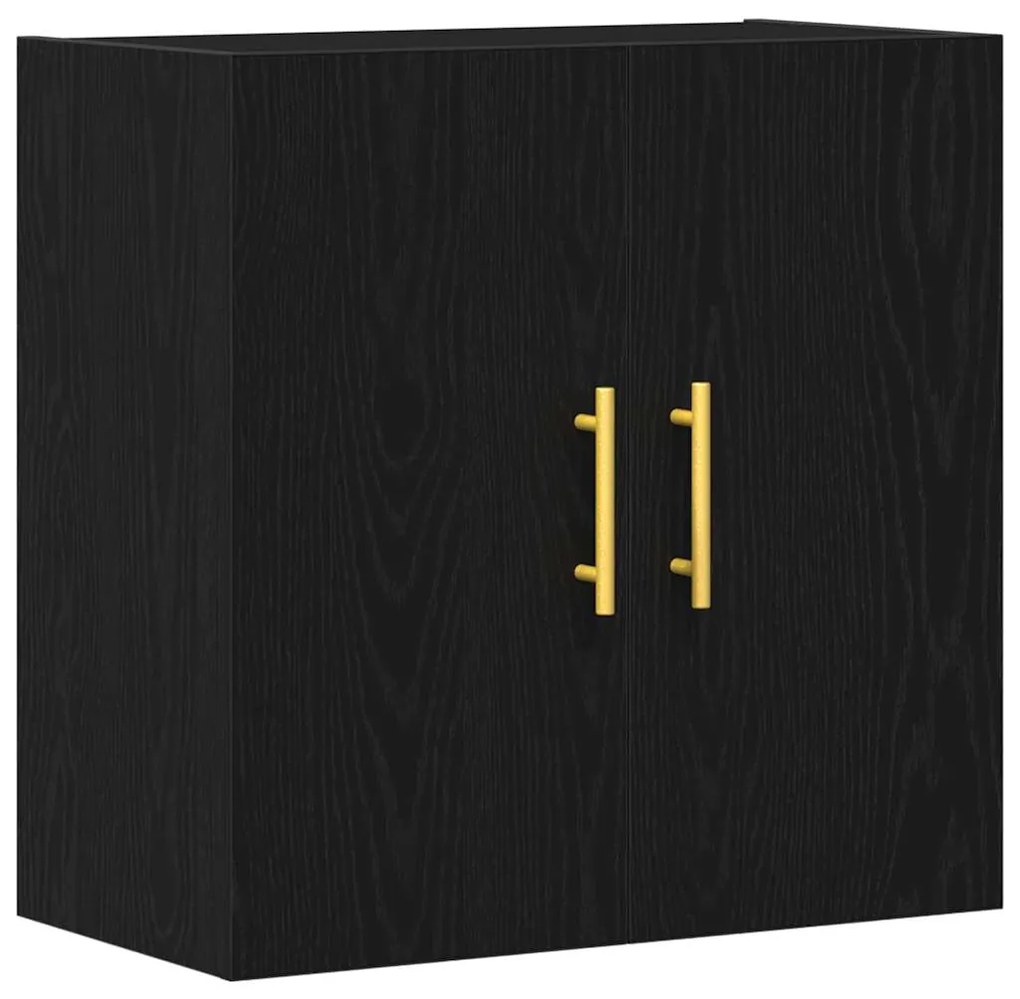 vidaXL Ντουλάπα Τοίχου Μαύρη δρυς 60 x 31 x 70 εκ Επεξεργασμένο ξύλο