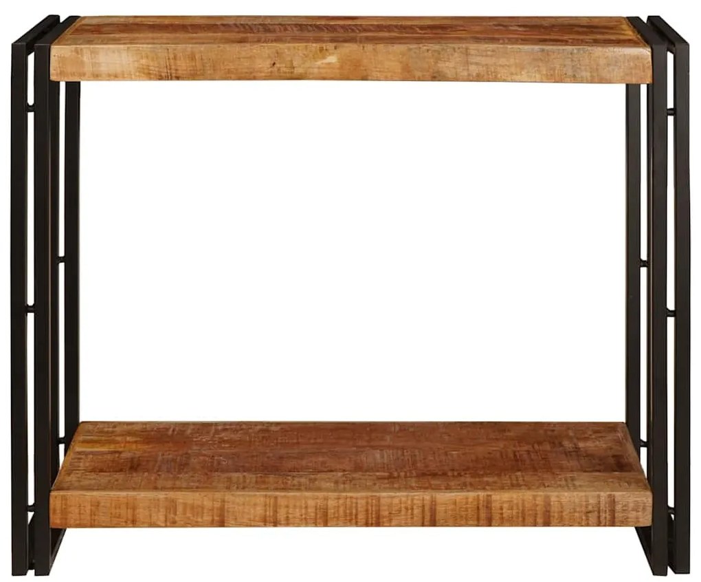 vidaXL Τραπέζι κονσόλας 90 x 33 x 75 εκ Μασίφ ακατέργαστο ξύλο μάνγκο