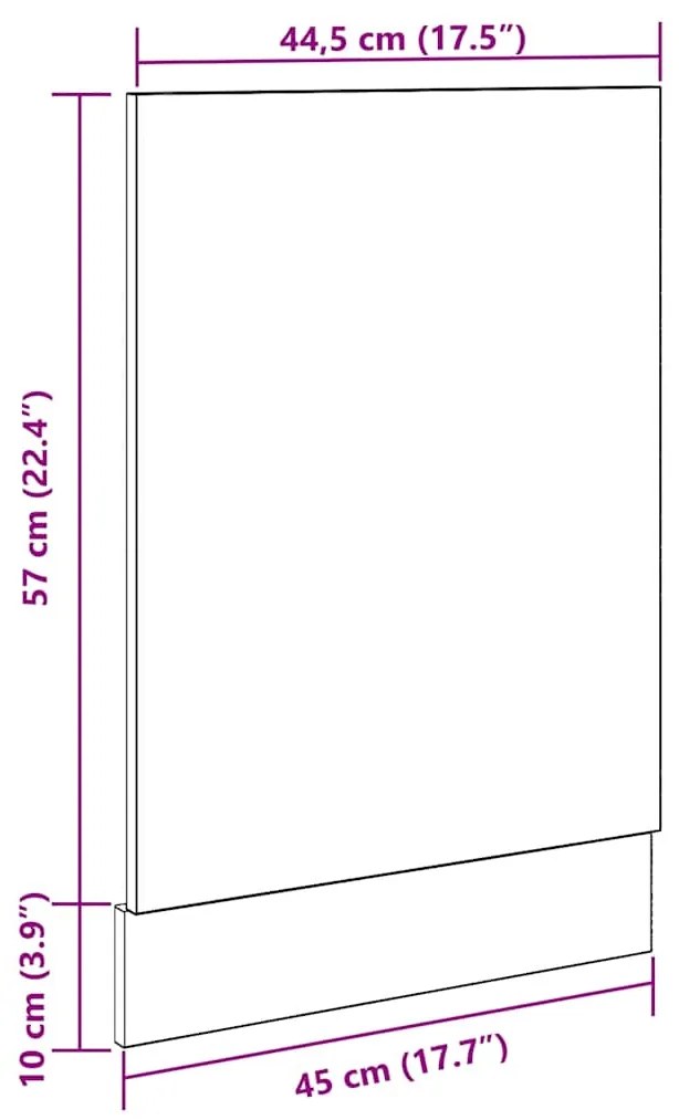 Πλυντήριο πιάτων Παλιό Lyon ξύλο 45x3x67 cm Κατασκευασμένο ξύλο 856131