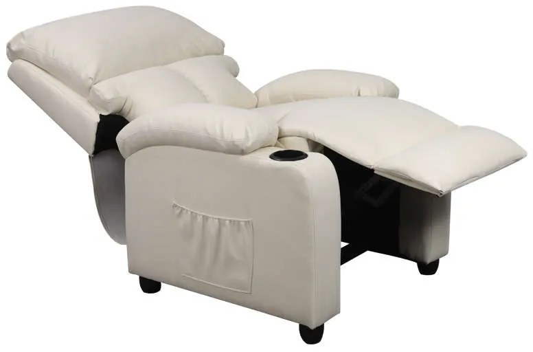Πολυθρόνα Massage Sunday Κρεμ Pu 72Χ89Χ106εκ.