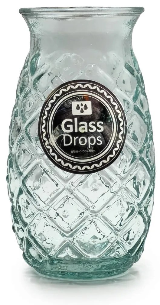 Ποτήρι Glass Drops Coctail Time (2392) Από ανακυκλωμένο γυαλί, Χωρητικότητας 385ml, Διαστάσεων Ø 9 x Υ 14.5 cm, Aνανάς