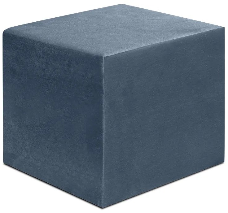 Megapap Σκαμπό April Βελούδινο Ανθρακί 40x40x40εκ.
