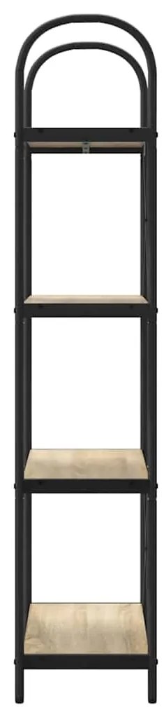 vidaXL Ράφι Βιβλίων Sonoma Δρυς 60 x 30 x 146 εκ Επεξεργασμένο ξύλο