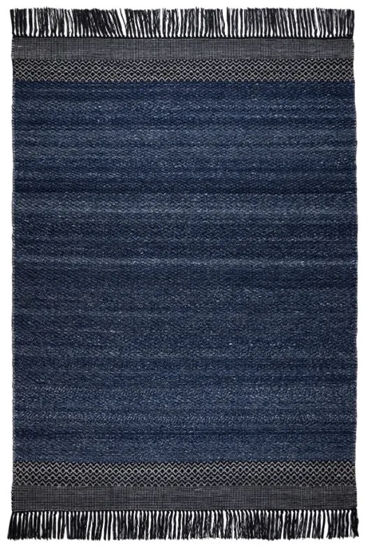 Χαλί All Season (170x240) Βιοκαρπέτ Barito BAR-01 Blue Black