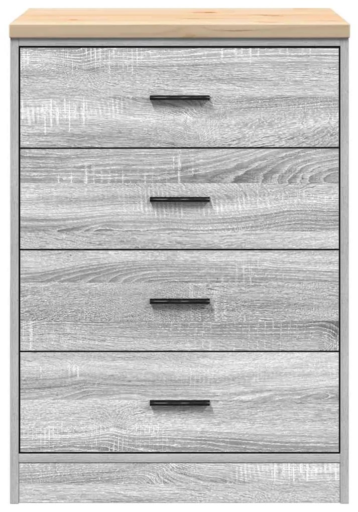 vidaXL ντουλάπι αποθήκευσης γκαράζ 60x51x85 εκ μασίφ ξύλο πεύκο