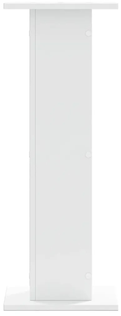 vidaXL Βάσεις Ηχείων 2 Τεμ. Λευκή 30x30x80 εκ. Επεξ. Ξύλο
