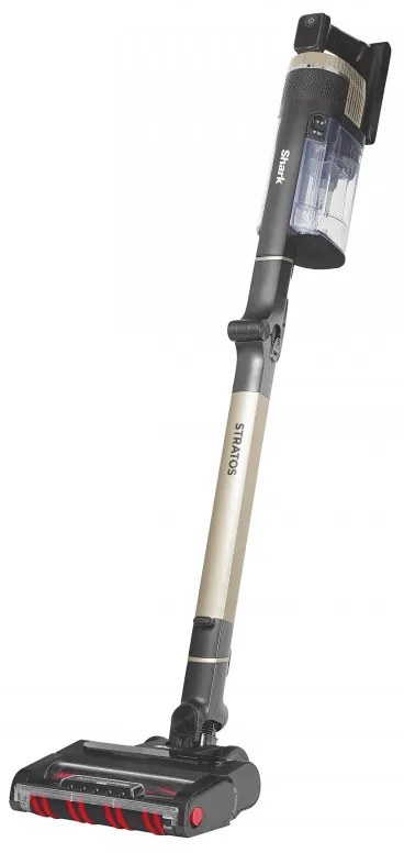 Σκούπα όρθια Shark Stratos True Pet Flexology IZ400EUT, 309W, 0.7L, 60 λεπτά αυτονομία, Clean Sense IQ, Pet Pro, LED, Powerfins, Dark Grey/Champagne