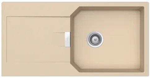 Schock Cristalite Manhattan Vanilla Ένθετος Νεροχύτης 100x51cm