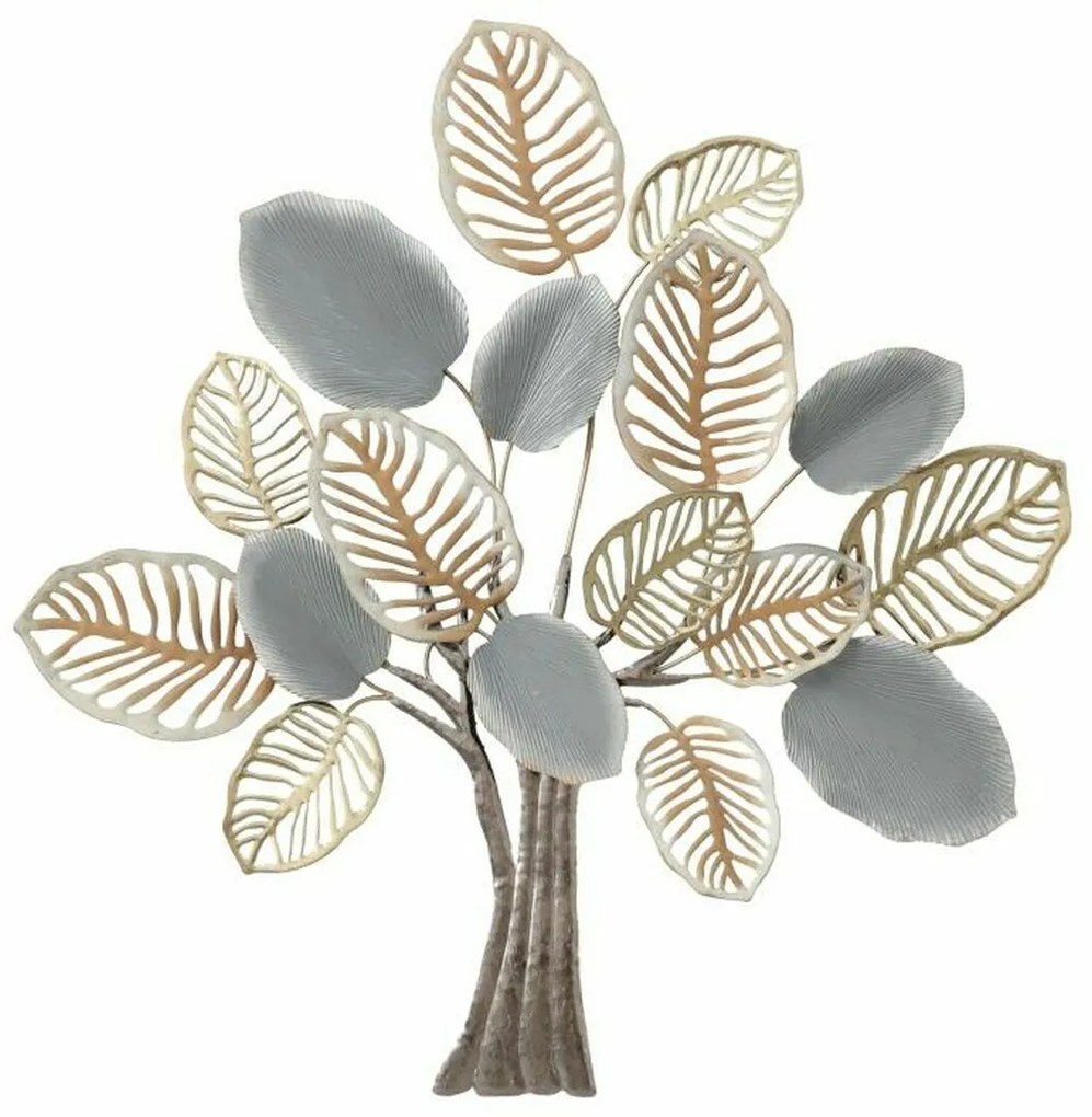 Διακόσμηση τοίχων DKD Home Decor Δέντρο Μέταλλο Πολύχρωμο Σύγχρονη (96 x 7,6 x 100 cm)