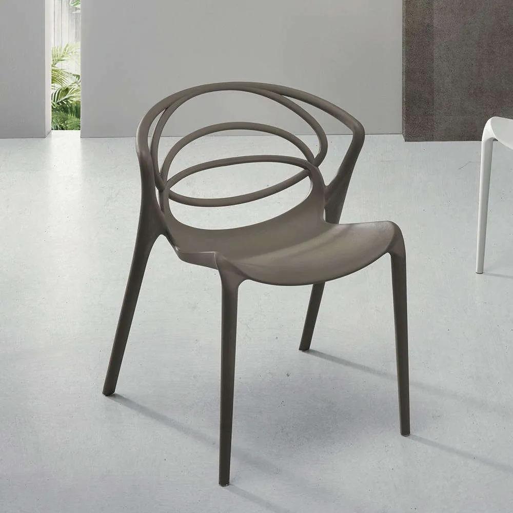 Καρέκλα Fiona 58x55x80cm Dove Grey Capodarte