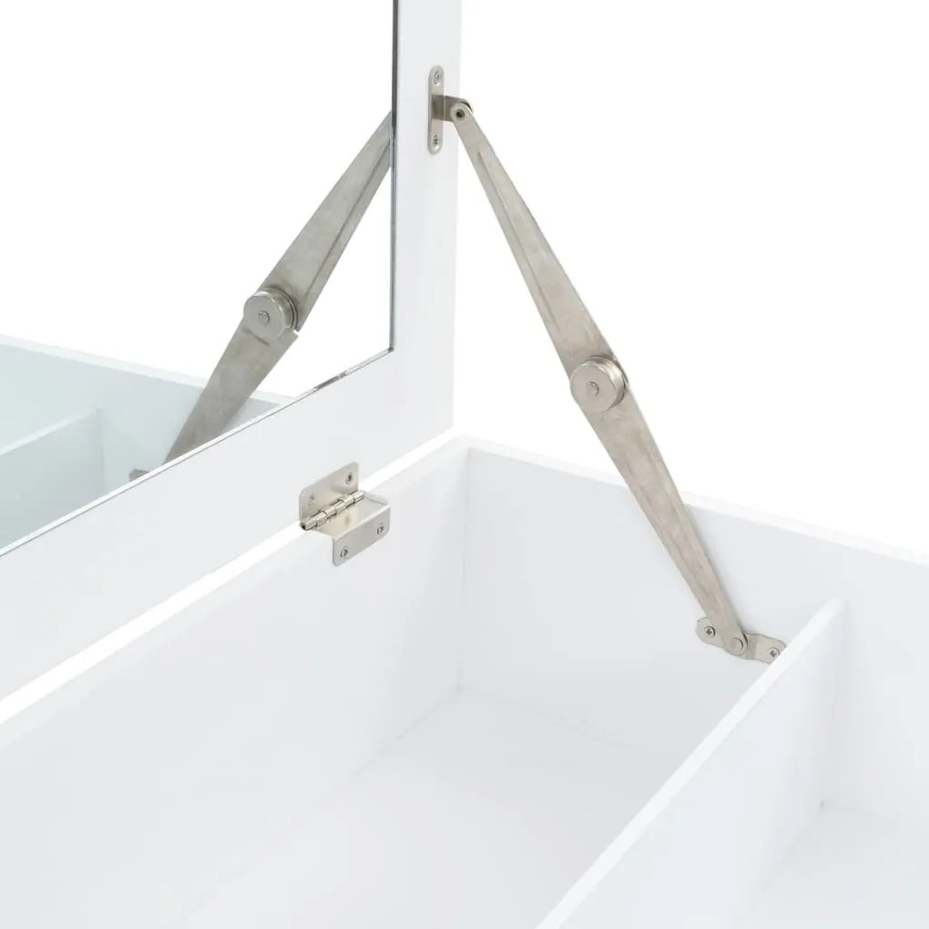 vidaXL Μπουντουάρ με Καθρέφτη 60 x 40 x 75 εκ. από MDF