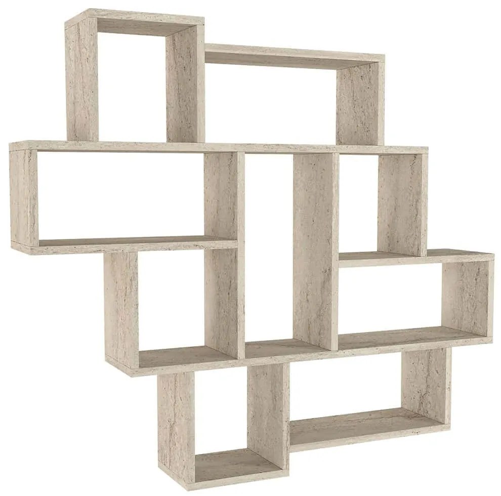 Ραφιέρα Τοίχου Parola 804TRH1621 115,5x15x103,5cm Travertine Beige