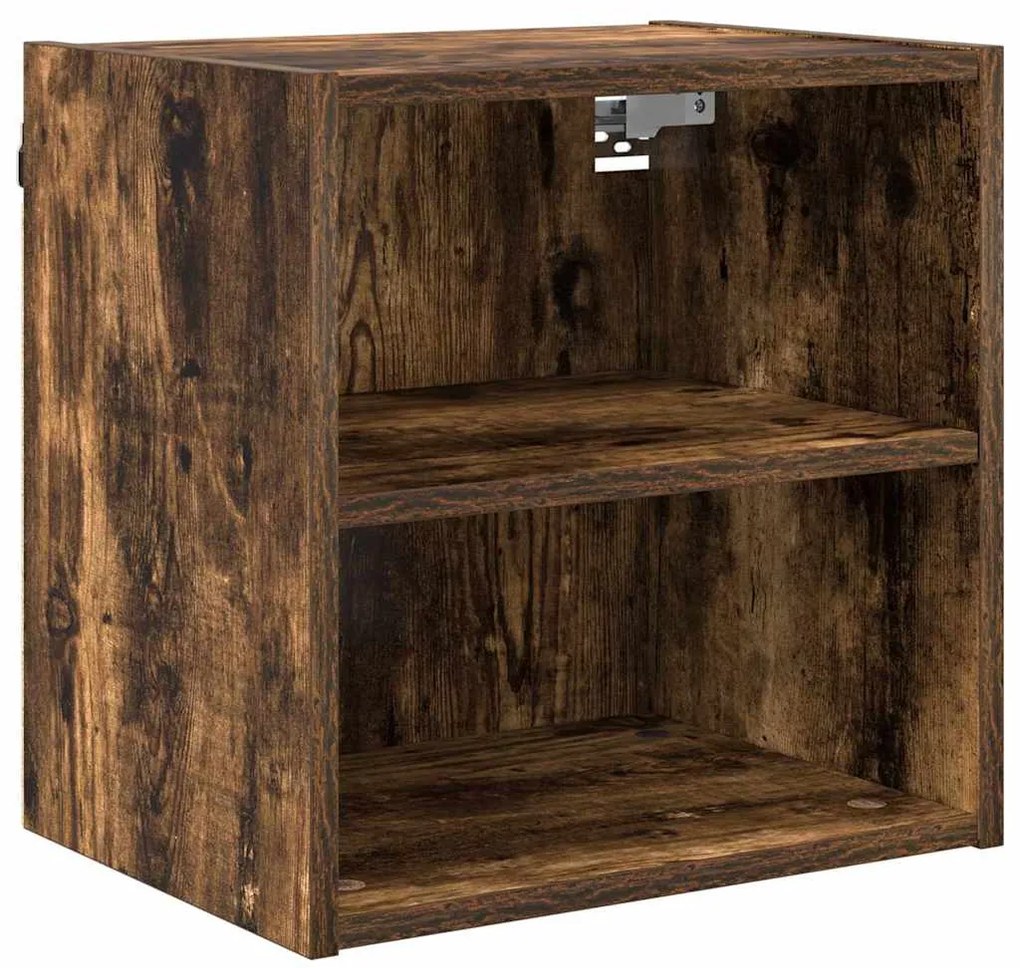 vidaXL Κρεμαστό ντουλάπι Καπνιστό Δρύς 40 x 29,5 x 40 εκ.