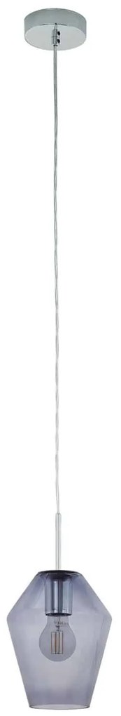 Φωτιστικό Οροφής Murmillo 96773 Black Eglo Metal, Glass