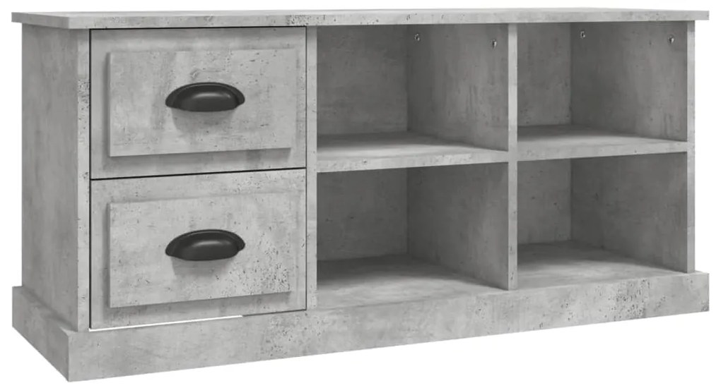 vidaXL Έπιπλο Τηλεόρασης Γκρι Σκυρ. 102x35,5x47,5 εκ. Επεξ. Ξύλο