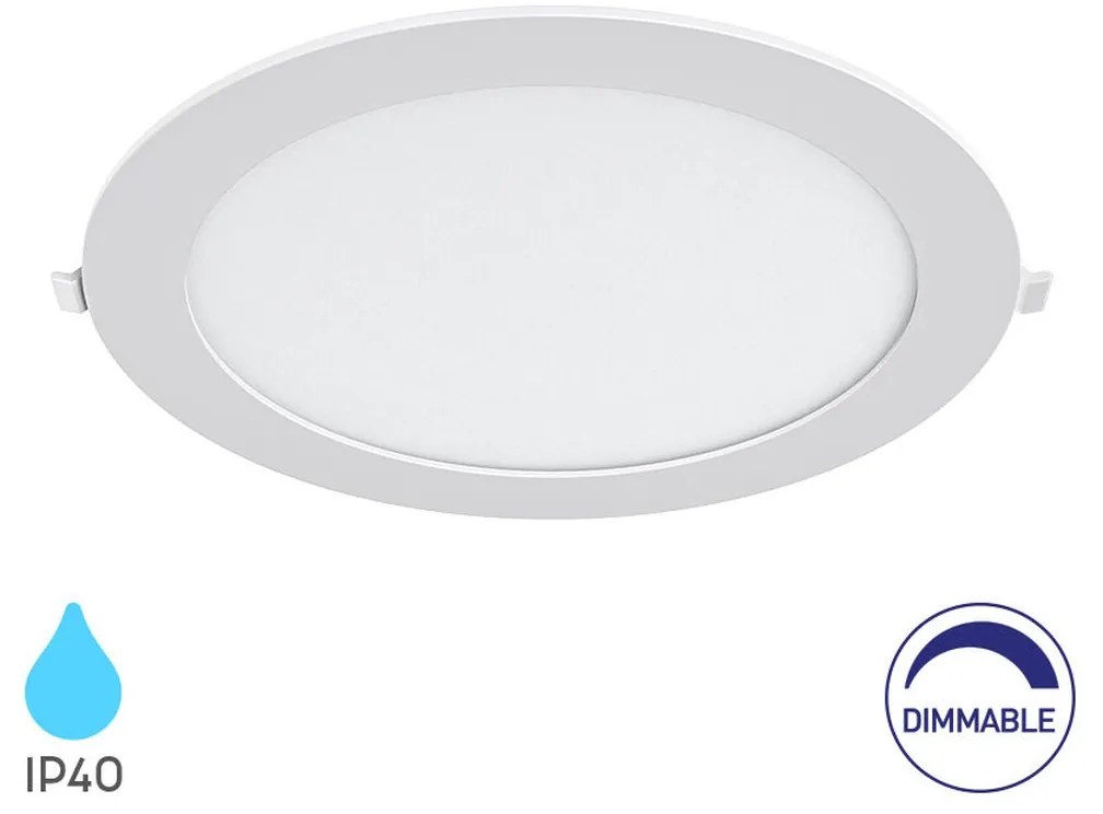 Φωτιστικό Χωνευτό Braytron BP01-91830 Λευκό (White) 6500K