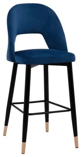 ΣΚΑΜΠΟ ΜΠΑΡ HARPER HM8526.08 ΒΕΛΟΥΔΟ ΜΠΛΕ ΜΕ ΜΕΤΑΛΛΙΚΟ ΣΚΕΛΕΤΟ 50x51x111Υ εκ.