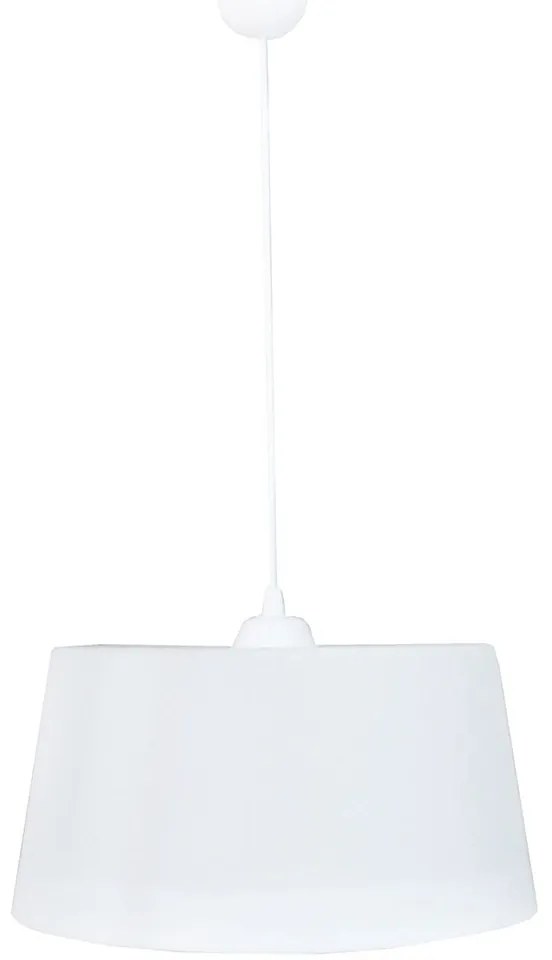 Φωτιστικό Οροφής Μονόφωτο Heronia Drum White 35-0078