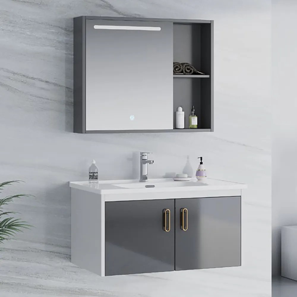 ΣΕΤ ΕΠΙΠΛΟΥ ISABEL 60cm. χρ.WHITE/ANTHRACITE 9SISA060WHAN - 9SISA060WHAN