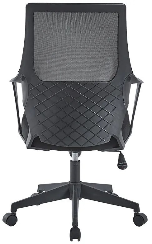 Καρέκλα γραφείου εγρασίας Fragrant ύφασμα mesh μαύρο 50x52x107 εκ.