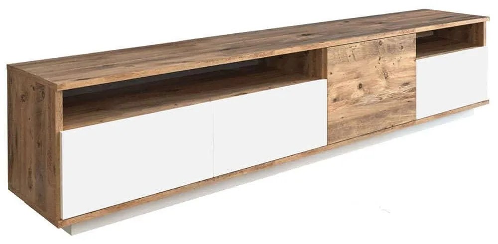 Έπιπλο Τηλεόρασης 956LCS1606 180x44,5x44,6cm White-Oak