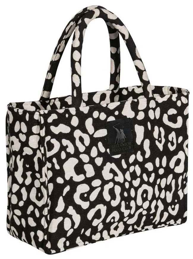 Τσάντα Θαλάσσης 4059 36X28 Black-Taupe Greenwich Polo Club