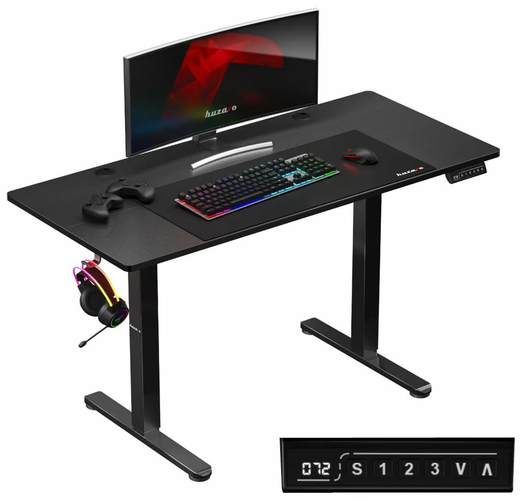 Γραφείο Huzaro HZ-Hero 8.2 Black Μαύρο