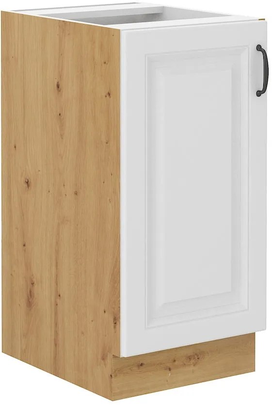 Επιδαπέδιο ντουλάπι Yvette 40 D-Λευκό