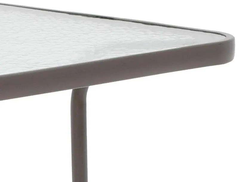 Τραπέζι 026 Fylliana Καφέ 100x65x70 εκ. 100x65x70 εκ.
