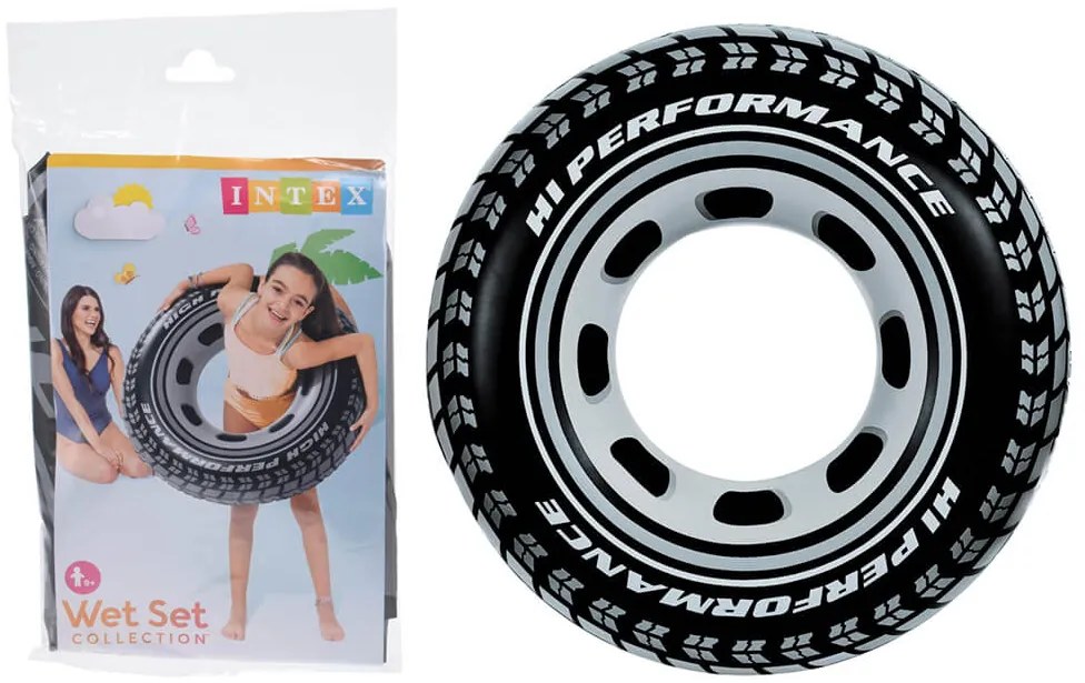 Φουσκωτή σαμπρέλα θαλάσσης Intex με χειρολαβές, 91cm