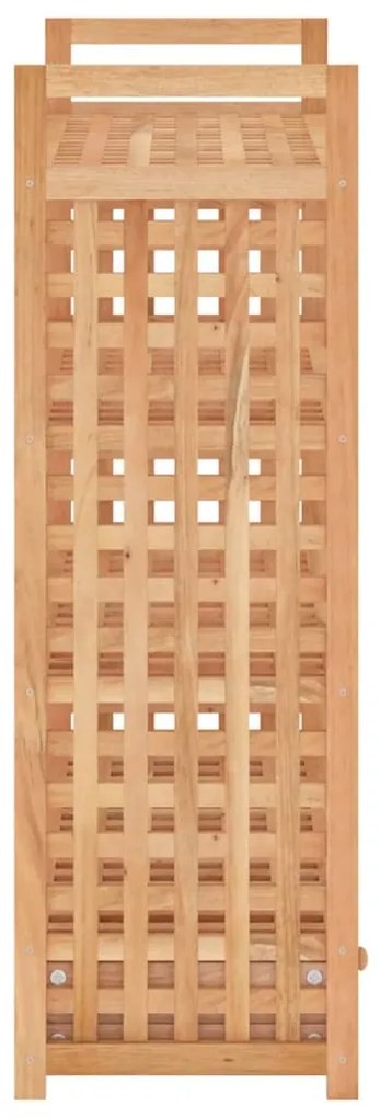 vidaXL Παπουτσοθήκη με Συρτάρι 70 x 27 x 81 εκ. Μασίφ Ξύλο Καρυδιάς