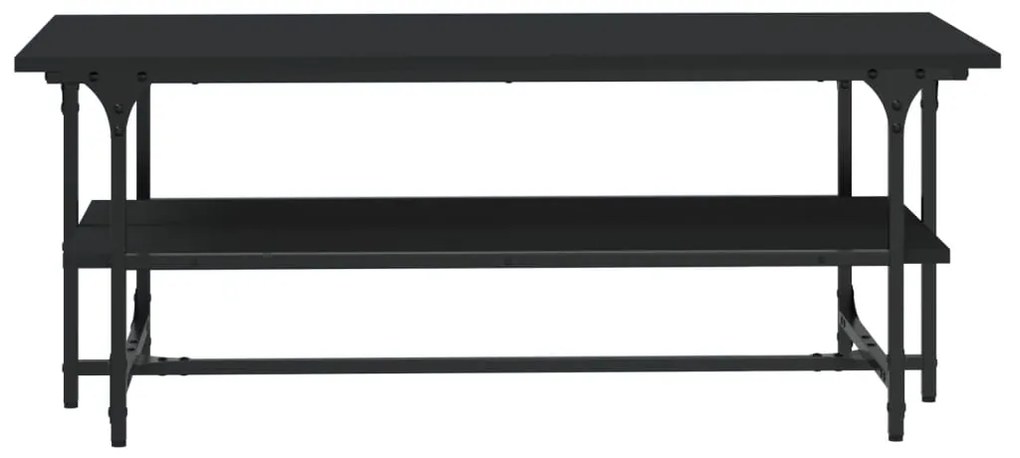 vidaXL Τραπεζάκι Σαλονιού Μαύρο 100 x 50 x 40 εκ. Επεξεργασμένο Ξύλο