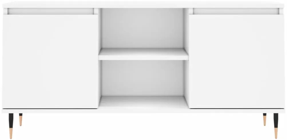 vidaXL Έπιπλο Τηλεόρασης Λευκό 104 x 35 x 50 εκ. από Επεξεργ. Ξύλο