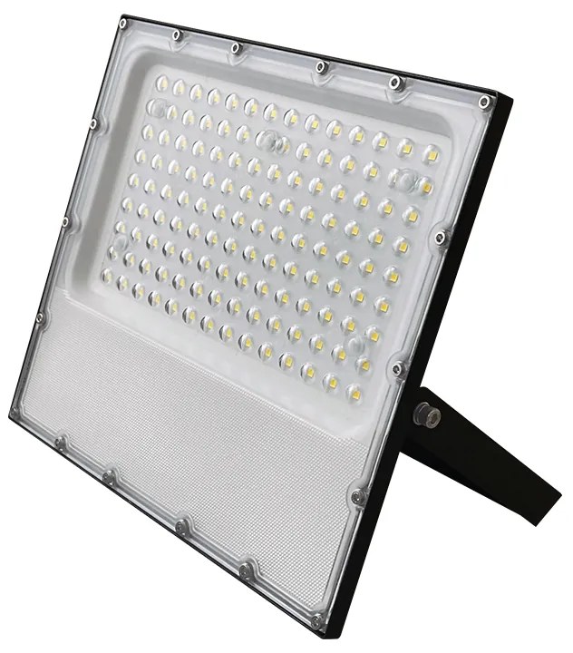 LED SMD BLACK FLOOD LUMINAIRE IP65 150W 6000K 18000Lm 100-277V AC RA80 IK08 5YRS BREATHING VALUE ACA J15060