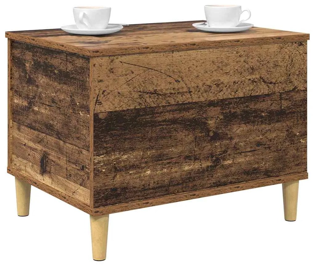vidaXL Κομοδίνο Παλαιό ξύλο 60 x 44.5 x 45 εκ Επεξεργασμένο ξύλο